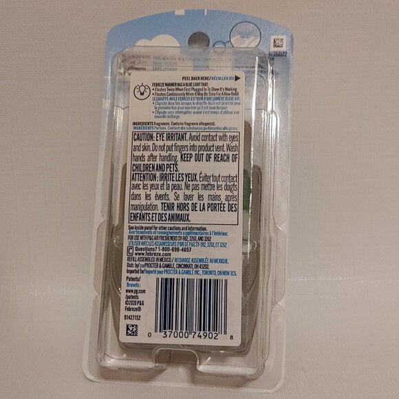 FEBREZE PLUG Morning Dew Scented Oil Refill BNIP 1st Day Fresh for 50 Days - Picture 3 of 4